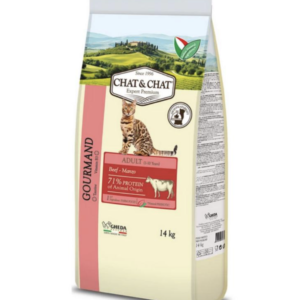 GHEDA Chat Expert Premium Beef sausas pašaras katėms su jautiena 14 kg