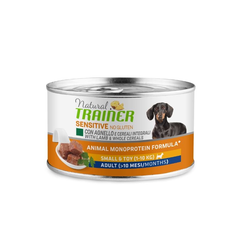 Natural Trainer Sensitive MINI Lamb Konservai Su Ėriena 150g 12vnt