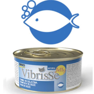 VIBRISSE Konservai Katėms Želatinoje Su Tunu 70g 12/24 vnt