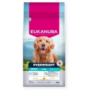 Eukanuba Daily Care Overweight, Sterilized Visų veislių sterilizuotiems / viršsvorį turintiems šunims 12kg