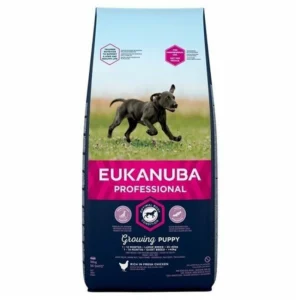 Eukanuba Puppy L/XL Breeds Lamb & Rice Didelių veislių šuniukams Ėriena ir ryžiai 18 kg