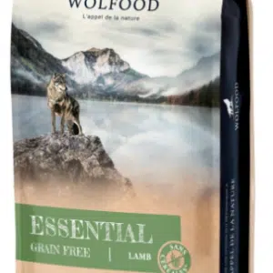 Wolfood Essential Begrūdis sausas maistas suaugusiems šunims su Ėriena ir Kiauliena 14 kg