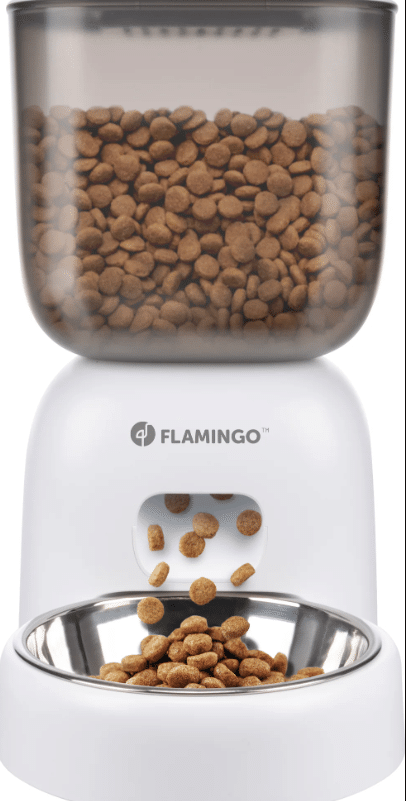 Automatinė išmanioji šėrykla su laikmačiu šunims ir katėms - balta, 3 L - Image 3