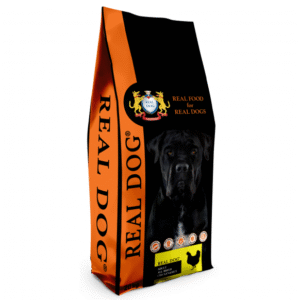 REAL DOG All Breeds CHICKEN & RICE sausas maistas visų veislių šunims su Vištiena ir ryžiais 20kg