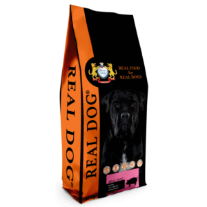REAL DOG All Breeds PORK & RICE sausas maistas visų veislių šunims su Kiauliena ir ryžiais 20kg