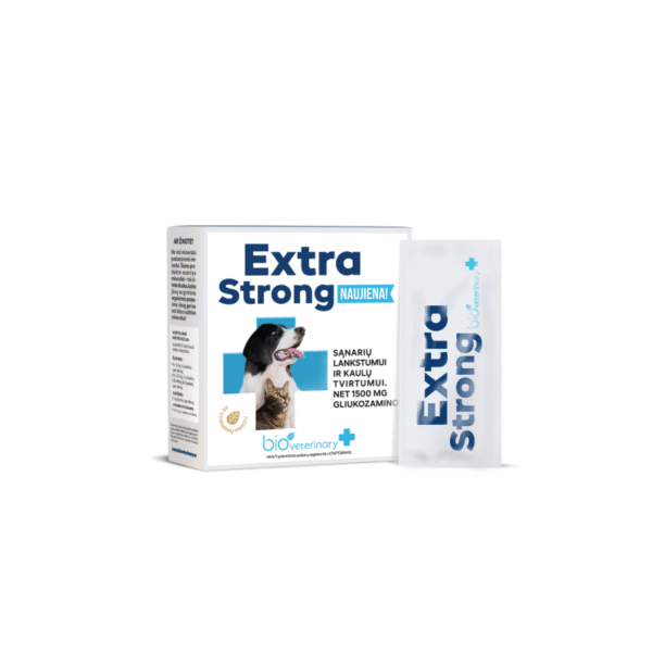 bioVETERINARY Extra Strong Sąnarių funkcijai palaikyti papildas Šunims ir Katėms , N28