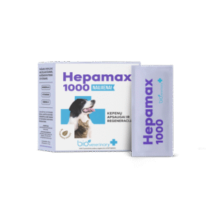 bioVETERINARY Hepamax papildas kepenims šunims ir katėms 1000, N28