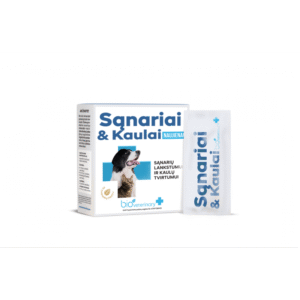 bioVETERINARY sąnariai&kaulai papildas sąnariam šunims ir katėms, N28