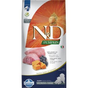 FARMINA Lamb&Blueberry ADULT MED&MAX Didelių veislių šunims Ėriena ir Mėlynės 12 kg