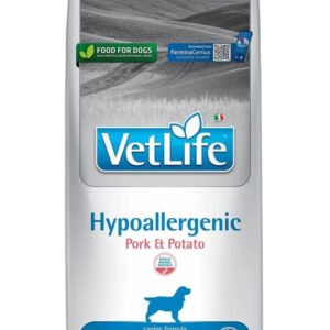 FARMINA VET LIFE Hypoallergenic Pork Potato – hipoalerginis maistas šunims Kiauliena ir bulvės