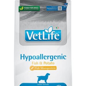 Farmina Vet Life Dog Hypoallergenic Fish & Potato – veterinarinis sausas maistas šunims su žuvimi ir bulvėmis