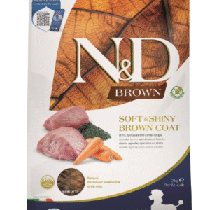 Farmina N&D Brown Lamb Adult Mini – maistas mažų veislių šunims su ėriena