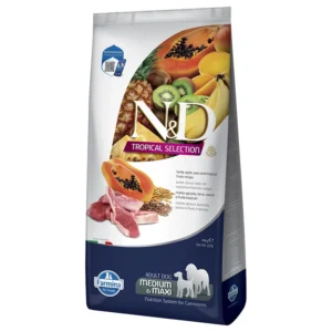 N&D Tropical Selection Lamb Adult Medium & Maxi – sausas maistas šunims su ėriena