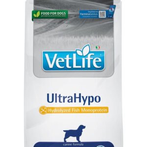 Farmina Vet Life Dog UltraHypo – veterinarinis sausas maistas šunims su hidrolizuotais žuvų baltymais