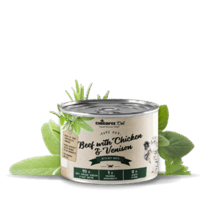 Chicopee Cat Kitten konservai kačiukams su jautiena, vištiena ir elniena, 195g 6vnt