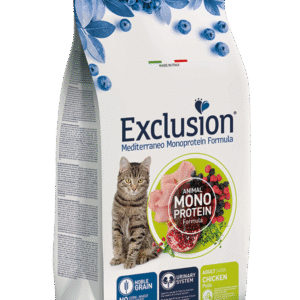 Exclusion Noble Grain sausas maistas suaugusioms katėms su vištiena, 1,5 kg