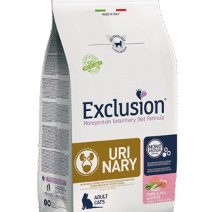 Exclusion Urinary maistas katėms su kiauliena, žirniais ir ryžiais 1.5kg
