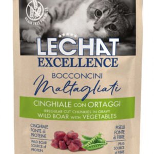 Lechat Excellence konservai sterilizuotoms katėms su šerniena ir daržovėmis 85 g 12/24 vnt