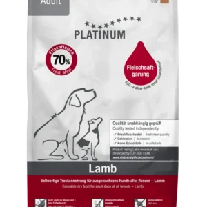 Platinum Adult Lamb sausas maistas suaugusiems šunims su ėriena ir ryžiais 10kg