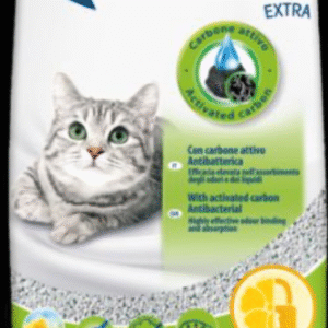 BIOKAT'S BIANCO FRESH EXTRA sušokantis kačių kraikas su aktyvuota anglimi iš Molio 8 KG 2 vnt