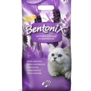 BENTONIX BENTONITE LITTER LEVANDŲ KVAPO – sušokantis kačių kraikas 5 KG 2 vnt