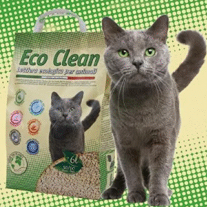 CROCI CAT LITTER ECO CLEAN – ekologiškas ir sušokantis kačių kraikas 6 L 2 vnt / 4 vnt