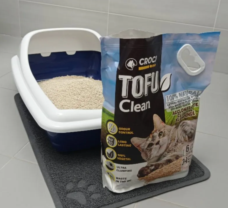 CROCI TOFU CLEAN – ekologiškas sušokantis kačių kraikas iš sojų 6 L (2,6 kg) 2 vnt / 4 vnt - Image 2