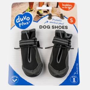 Apsauginiai batai šunims, juodi (2 vnt)