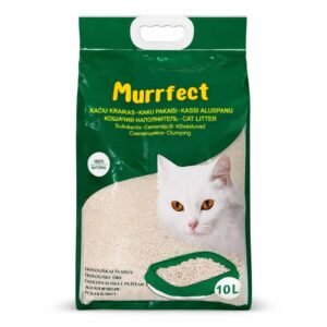 Murrfect bentonitinis kraikas katėms, bekvapis, apvalios granulės, 10 l (2 / 4 vnt)
