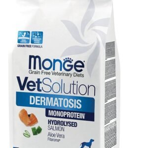 MONGE VetSolution Dog Dermatosis – veterinarinis sausas dietinis pašaras alergiškiems šunims