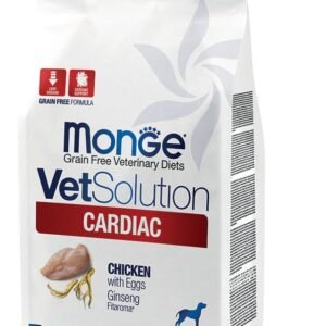 Monge VetSolution Dog Cardiac – veterinarinis dietinis pašaras širdies funkcijai palaikyti