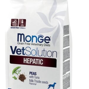 MONGE VetSolution Dog Hepatic – veterinarinis dietinis pašaras šunims kepenų funkcijai palaikyti