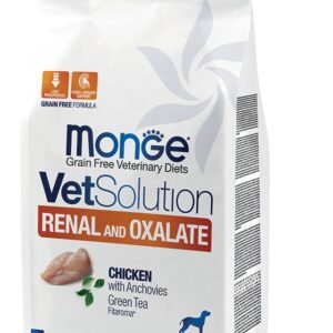 MONGE VetSolution Dog Renal – veterinarinis dietinis pašaras šunims inkstų funkcijai palaikyti