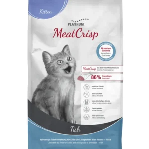 Platinum MeatCrisp sausas maistas Kačiukams su žuvimi