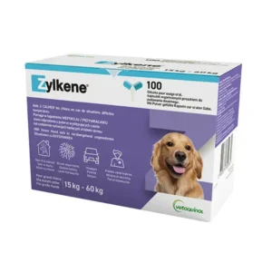 Vetoquinol papildas Zylkene kapsulėmis - šunų ir kačių streso mažinimui 450 mg, N10
