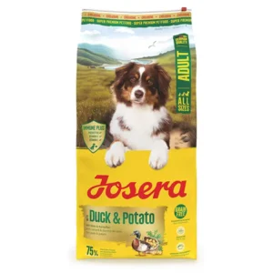 Josera A/S Duck + Potato begrūdis sausas pašaras šunims su antiena ir bulvėmis, 12,5 kg