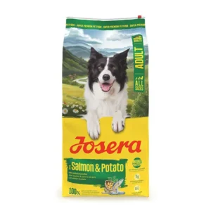 Josera A/S Salmon + Potato begrūdis sausas pašaras šunims su lašiša ir bulvėmis, 12,5 kg