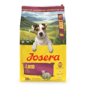 Josera Mini Lamb begrūdis sausas pašaras mažų veislių šunims su ėriena, 10 kg