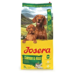 Josera Mother and Puppy sausas pašaras šunims vaikingoms kalėms ir šuniukams su lašiša ir ryžiais, 12,5 kg