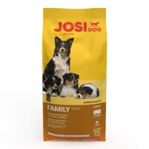 JosiDog Family sausas pašaras vaikingoms kalėms ir šuniukams, 15 kg