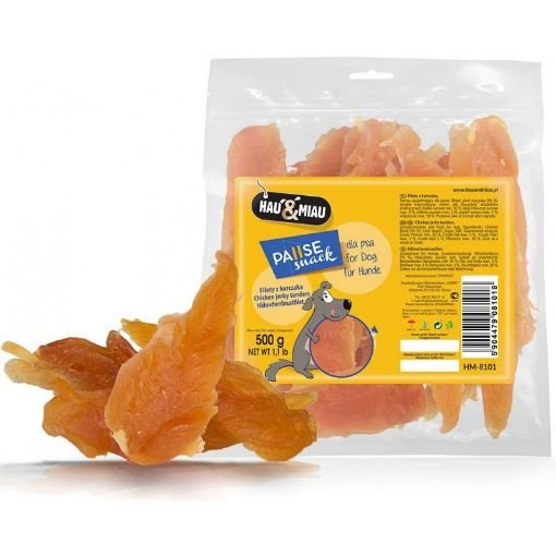 Hau&Miau vištienos filė šunims, 500g / 1 kg - Image 2