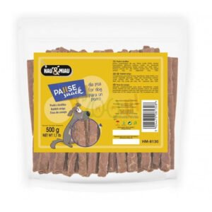 Hau&Miau triušienos juostelės šunims, 500 g / 1 kg