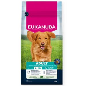 Eukanuba Adult Large Breed Lamb & Rice sausas maistas didelių veislių šunims su ėriena ir ryžiais, 12 kg
