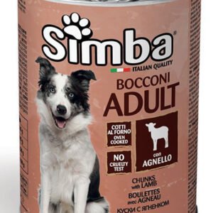 SIMBA konservai šunims su ėriena gabalėliai padaže 415g 6vnt / 12vnt