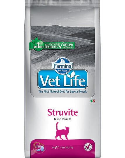 FARMINA Vet Life Cat Struvite sausas pašaras katėms (esant struvitiniams akmenims)