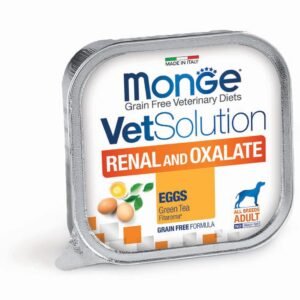 MONGE VetSolution Dog Wet Renal/Oxalate konservai šunims 150g 12vnt / 24vnt