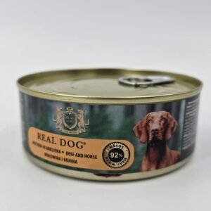 Real Dog Super Premium konservai šunims su jautiena ir arkliena 240g