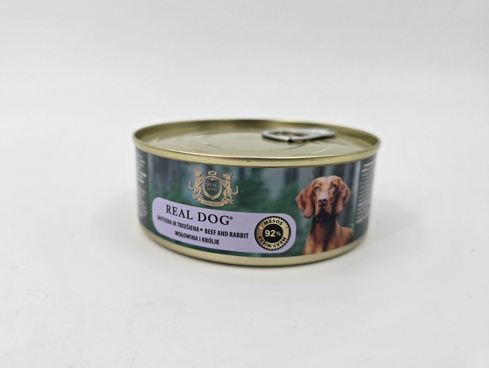 Real Dog Super Premium konservai šunims su jautiena ir triušiena 240g