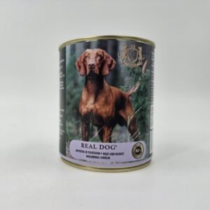 Real Dog Super Premium konservai šunims su jautiena ir triušiena 800g 6vnt / 12vnt