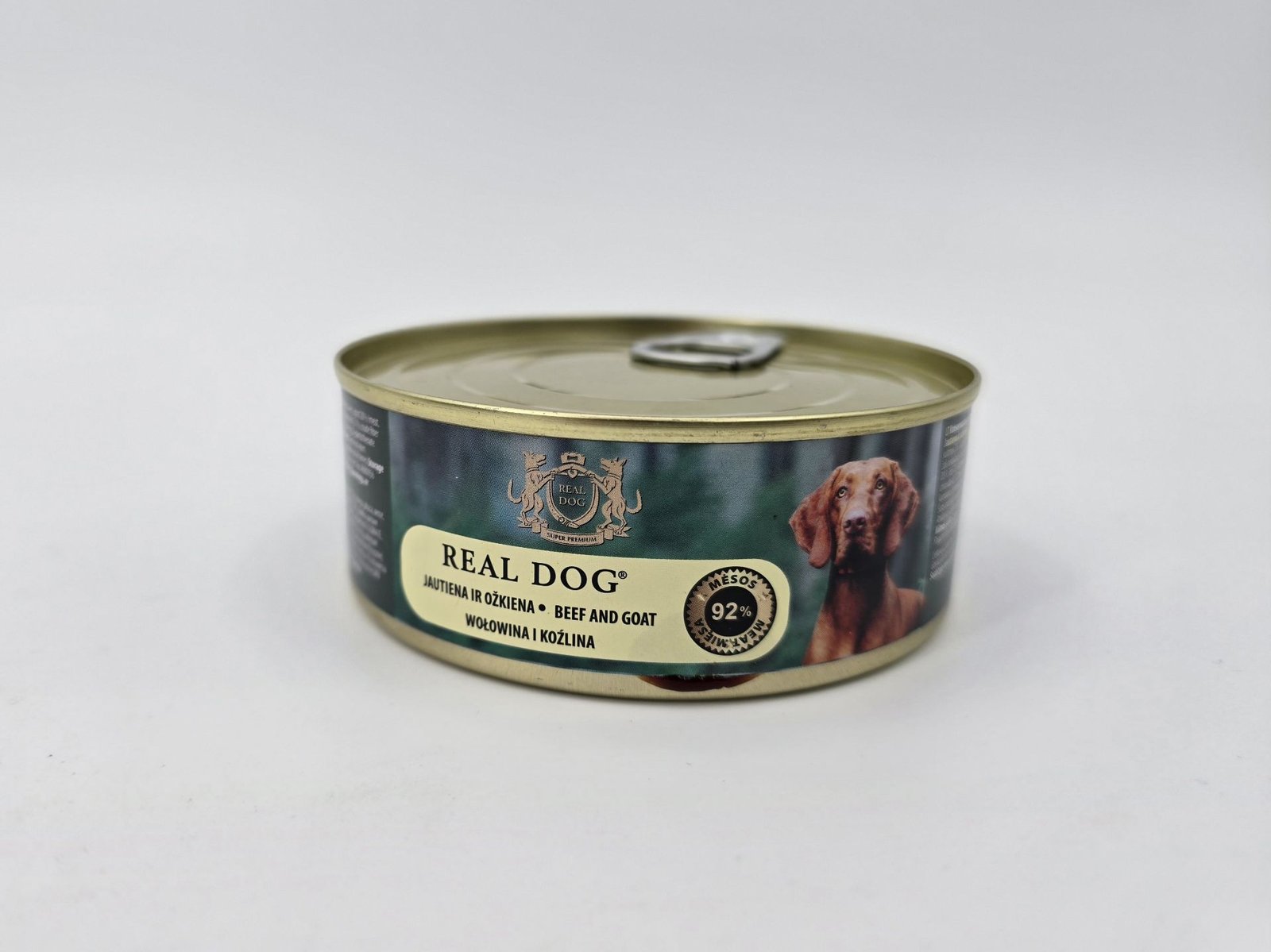 Real Dog Super Premium konservai šunims su jautiena ir ožkiena 240g